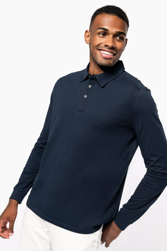 Polo jersey manga larga hombre  Kariban K264