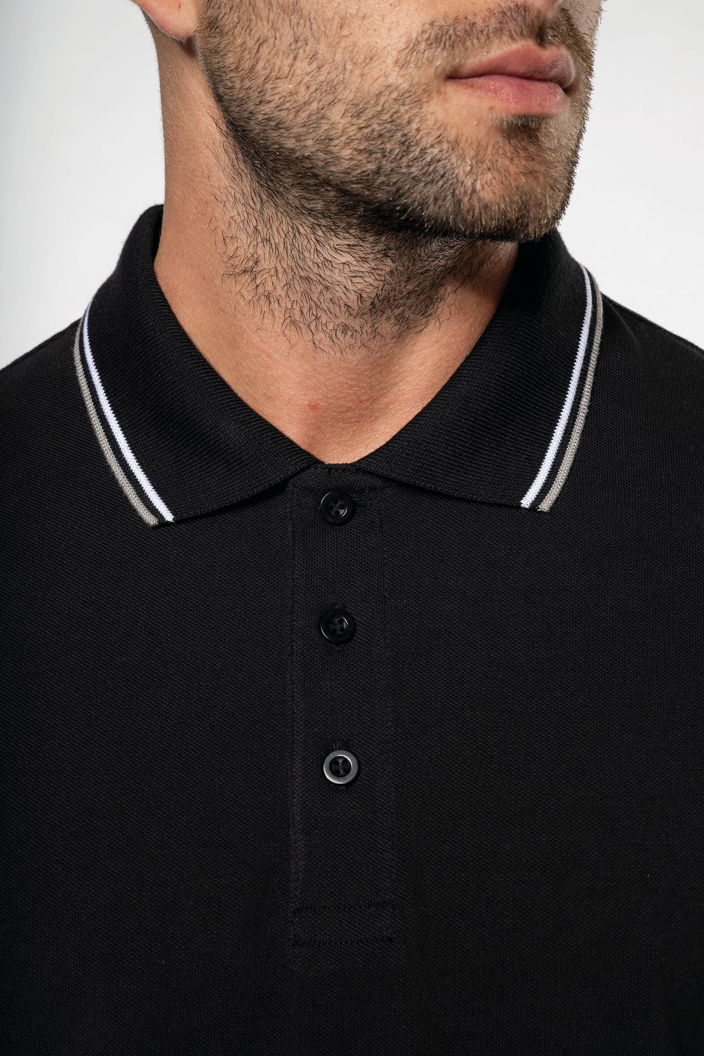 Polo piqué manga larga hombre Kariban K280