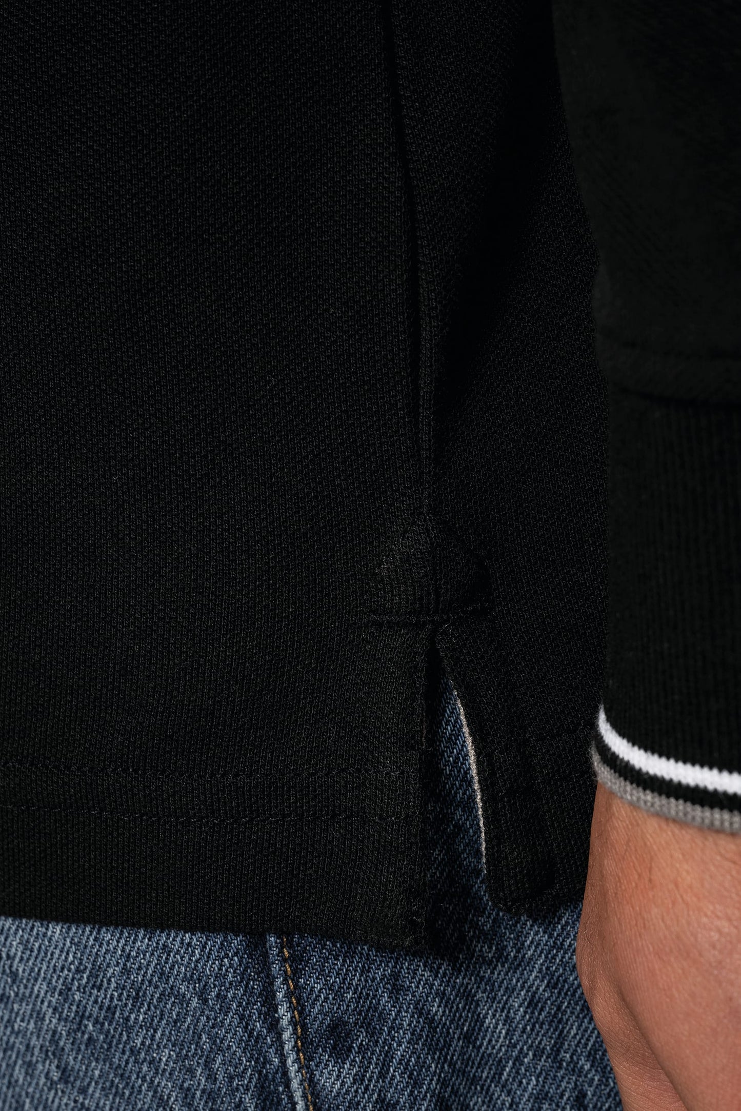 Polo piqué manga larga hombre Kariban K280
