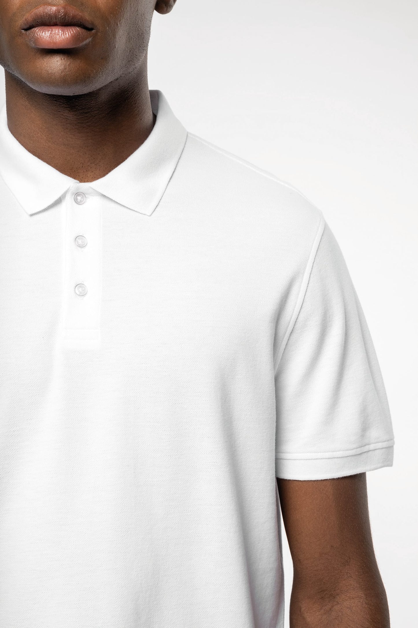 Polo de punto piqué manga corta hombre Kariban K290