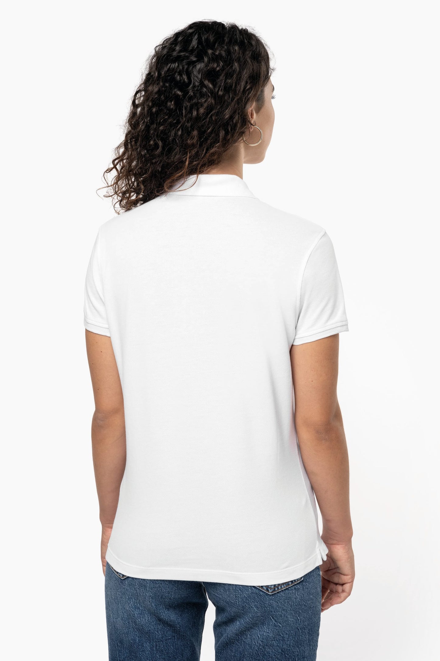 Polo de punto piqué manga corta mujer Kariban K291