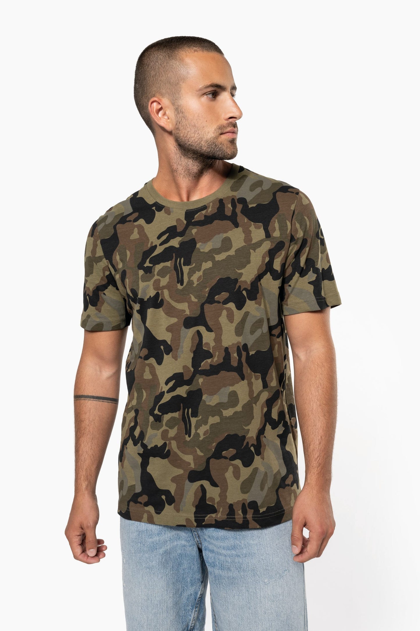 Camiseta camuflaje hombre Kariban K3030