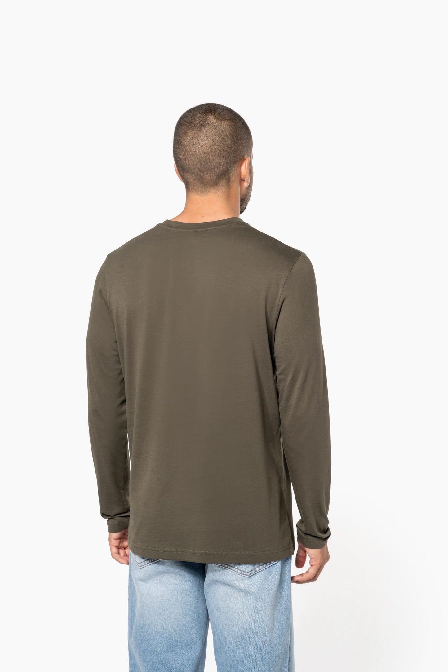 Camiseta de maga larga y cuello redondo hombre Kariban K359