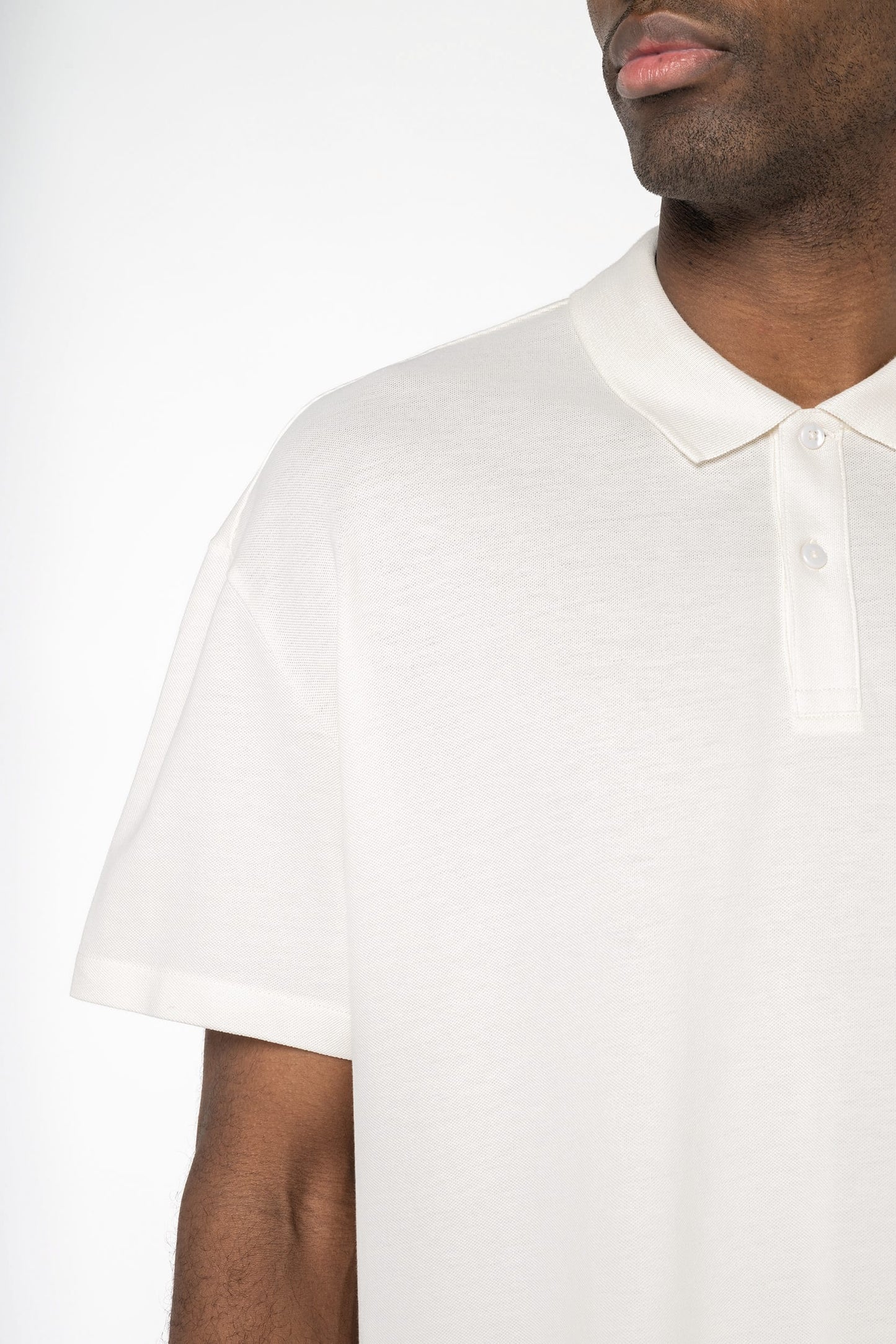 Polo ecorresponsable de punto piqué con hombros caídos hombre Native Spirit NS204