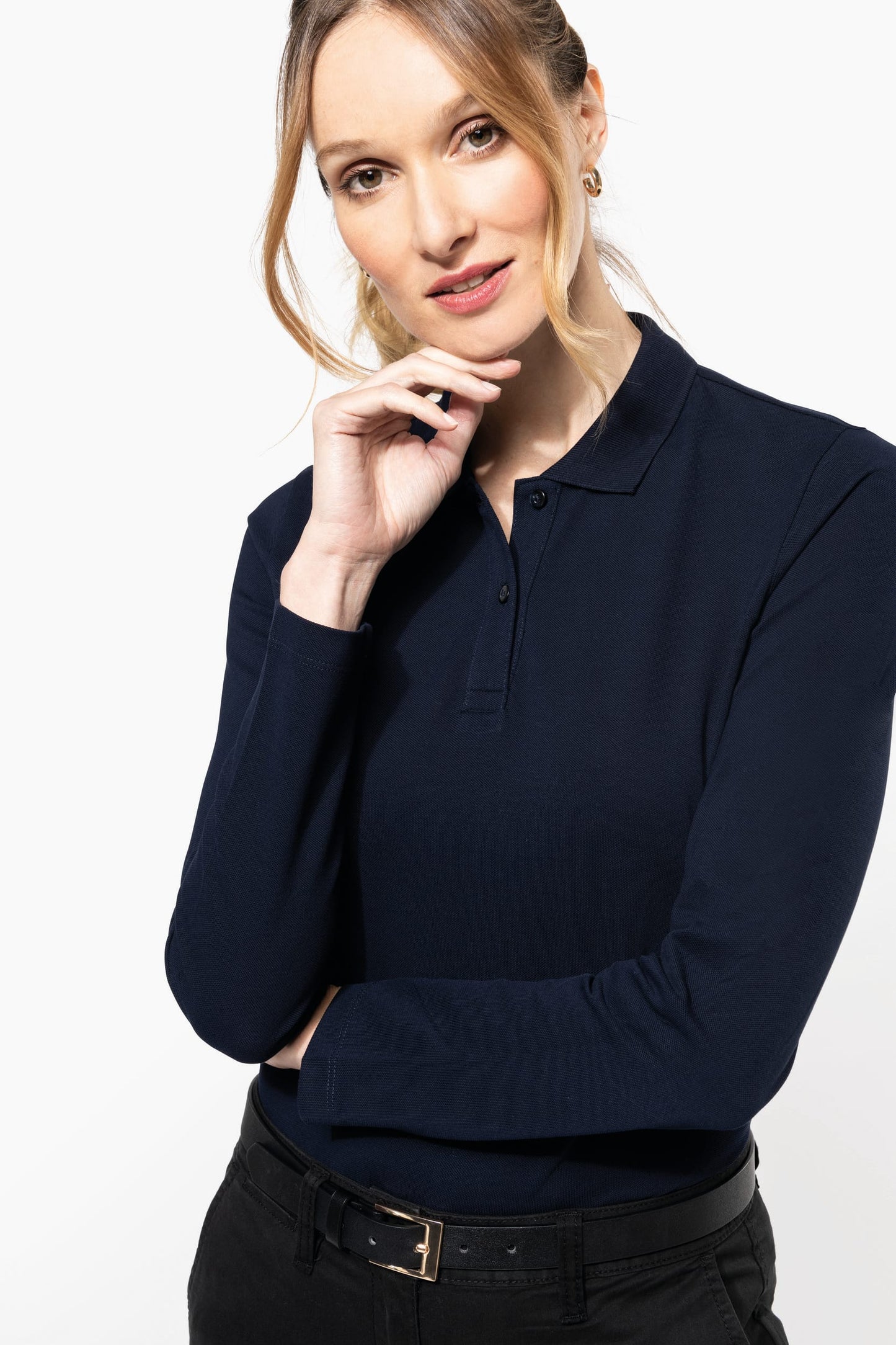Polo Supima® manga larga mujer Kariban Premium PK203