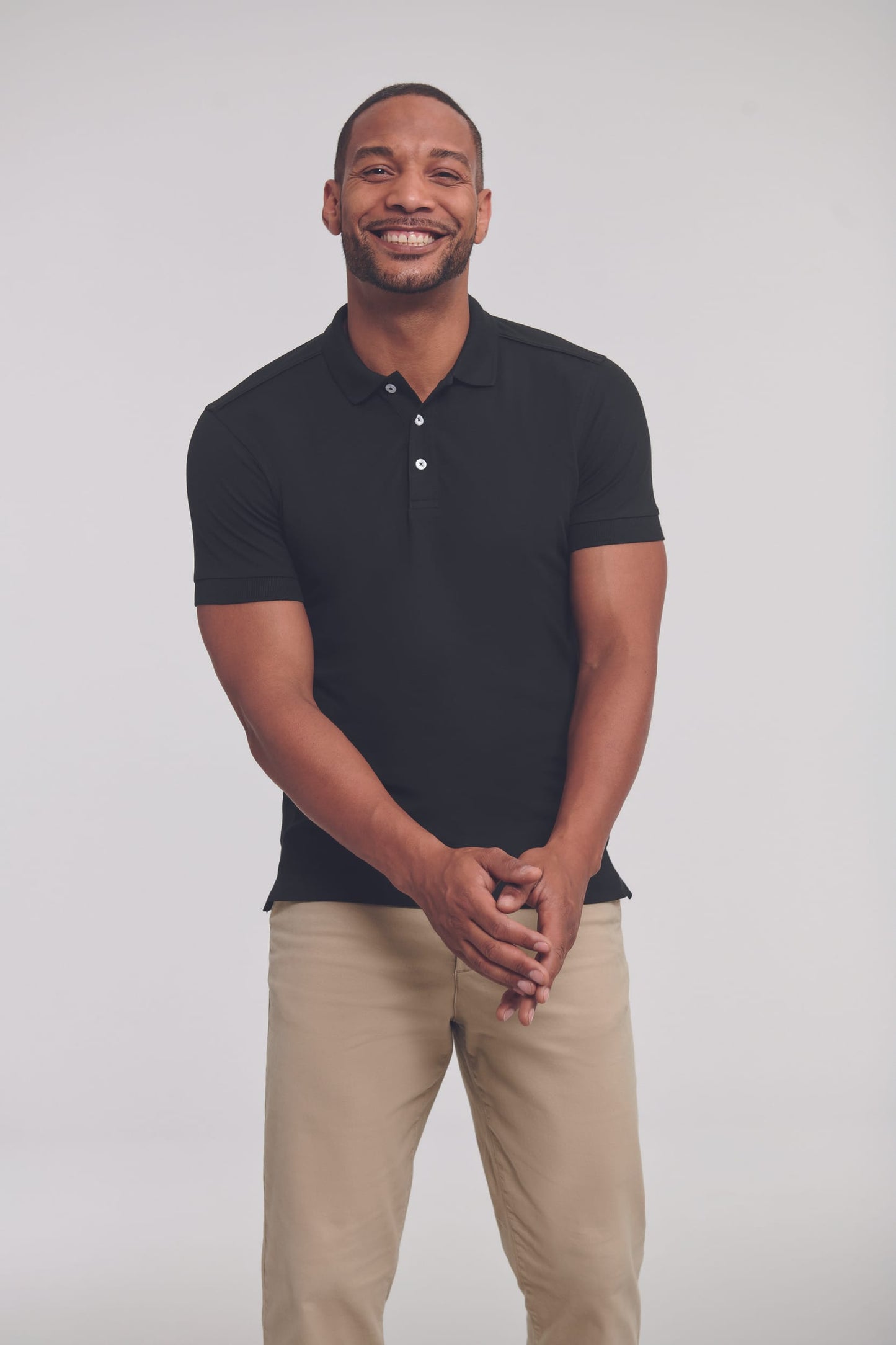 Polo Stretch hombre Russell RU566M