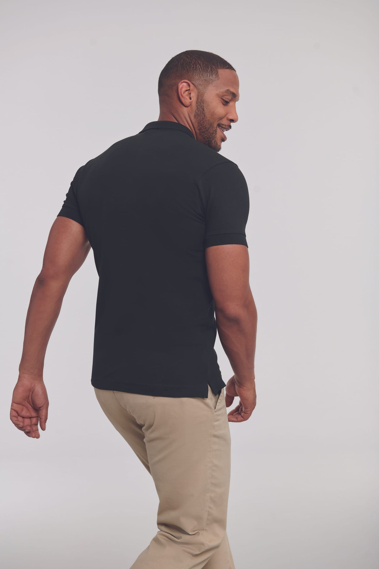Polo Stretch hombre Russell RU566M
