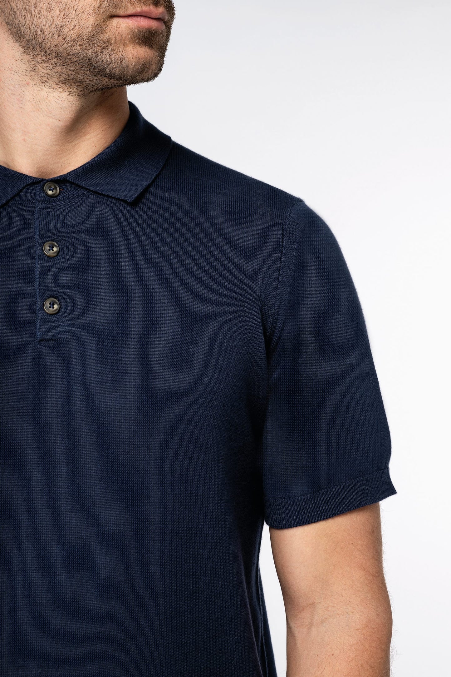 Polo ecorresponsable de punto hombre Spasso SP203