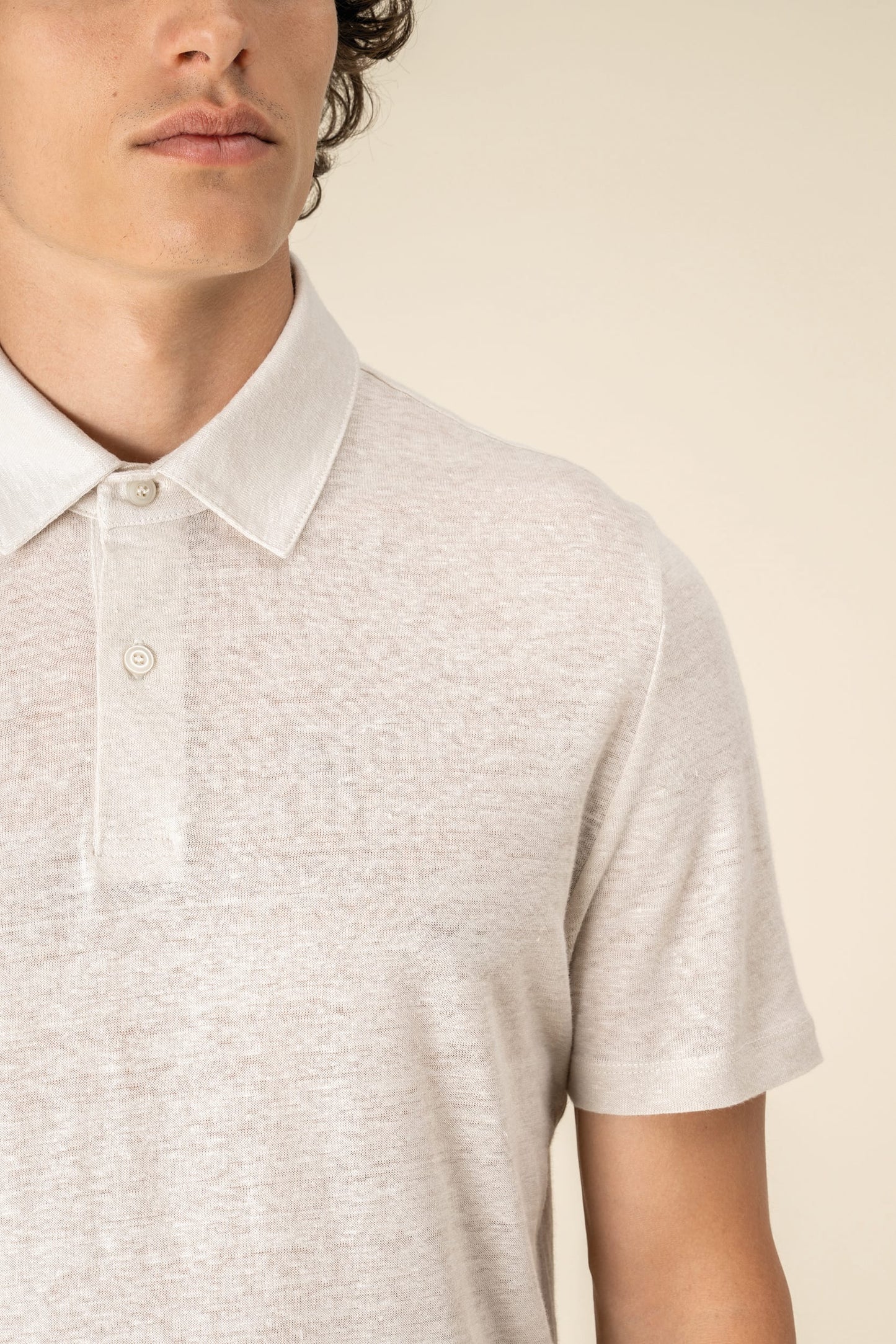 Polo de lino hombre Spasso SP217