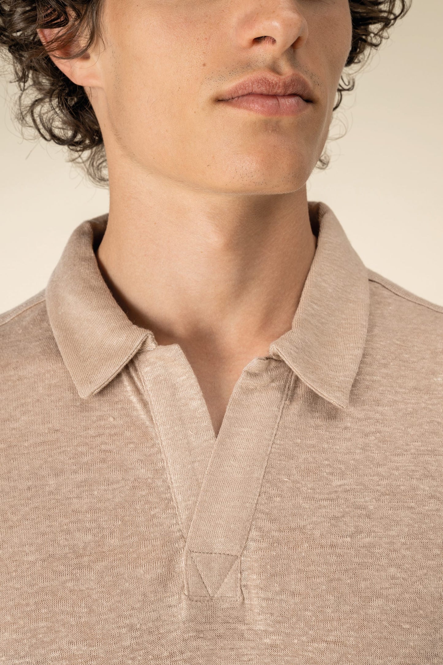 Polo de lino hombre Spasso SP220