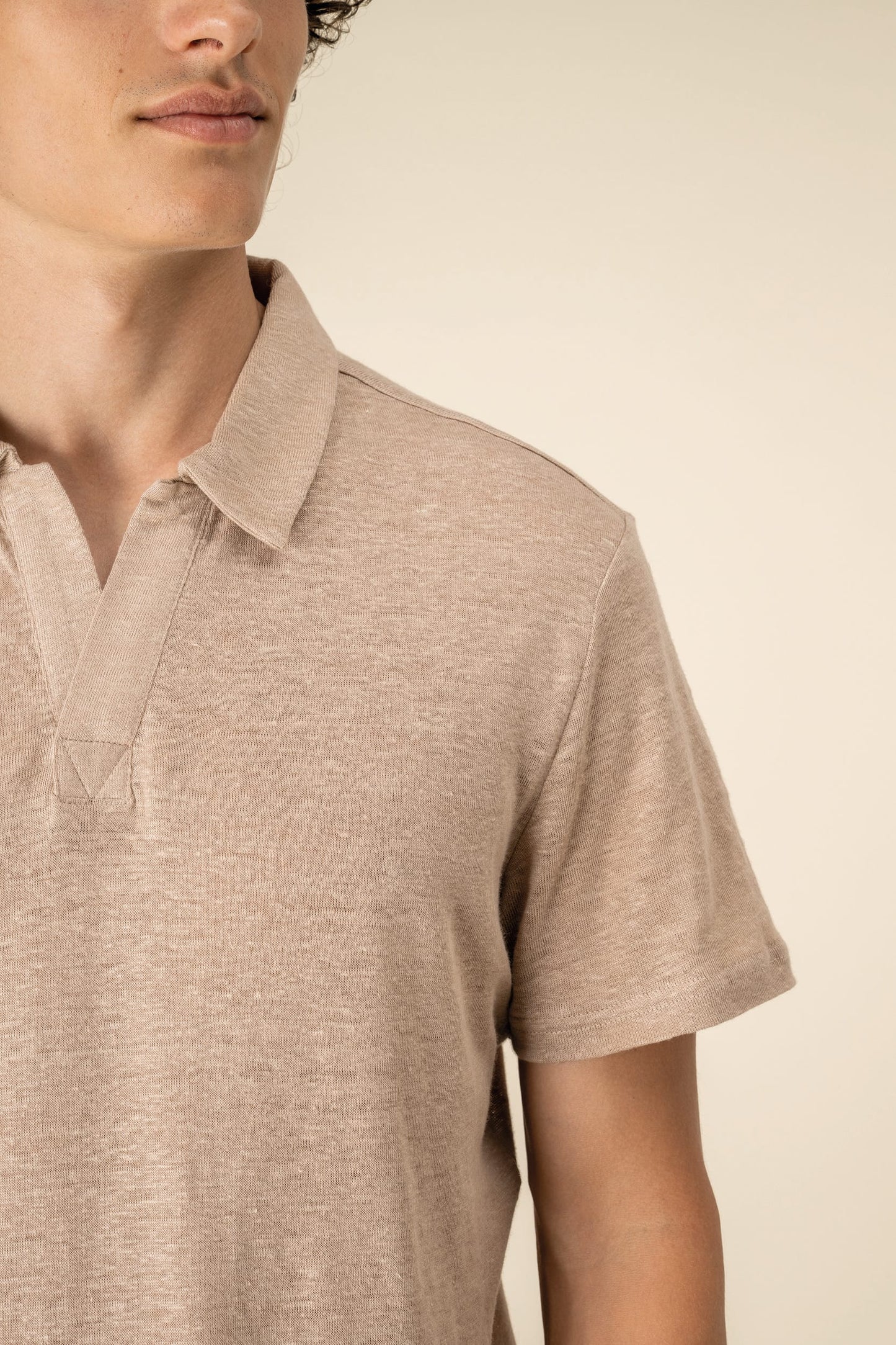 Polo de lino hombre Spasso SP220
