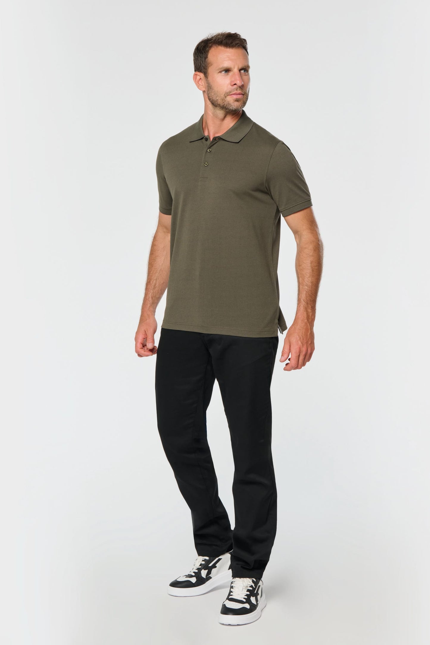 Polo Antibacteriano Hombre WK. Designed To Work WK274