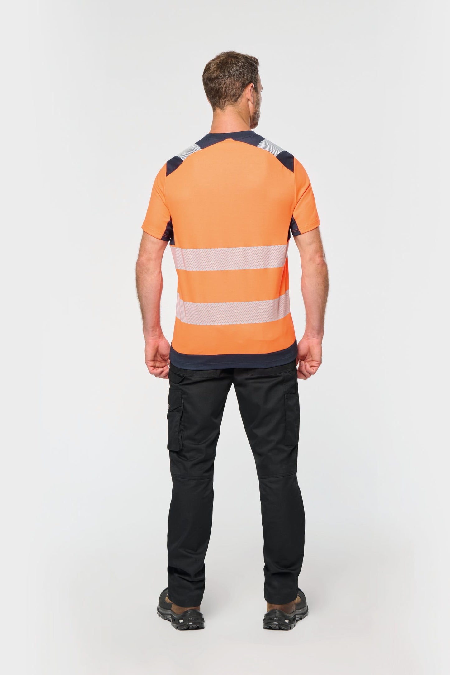Camiseta de seguridad reciclada manga corta unisex WK. Designed To Work WK360