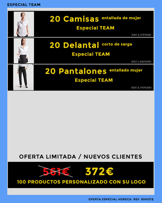 OFERTA ESPECIAL TEAM Ref. 60HOTE.