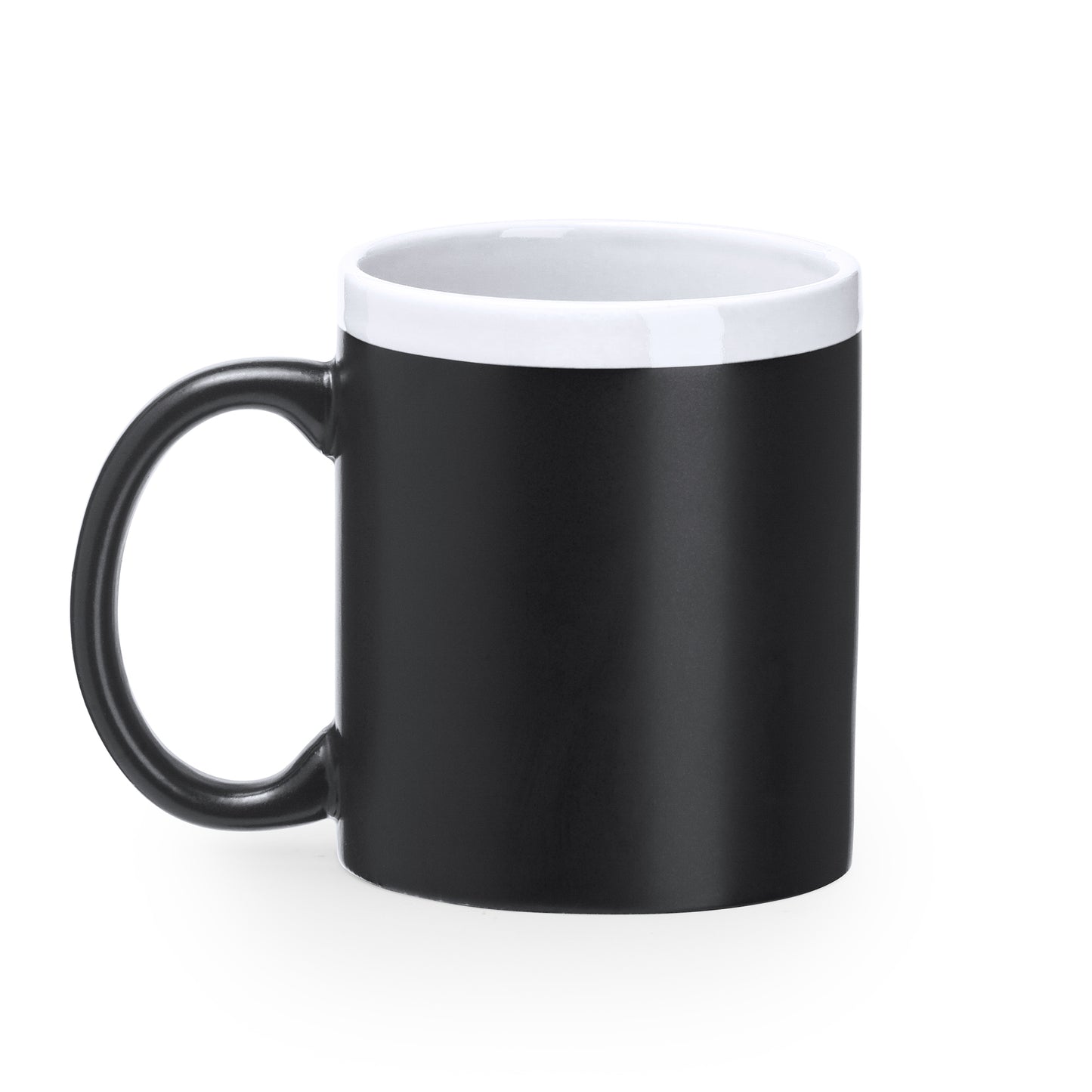 Taza pizarra con capacidad de 350 ml.