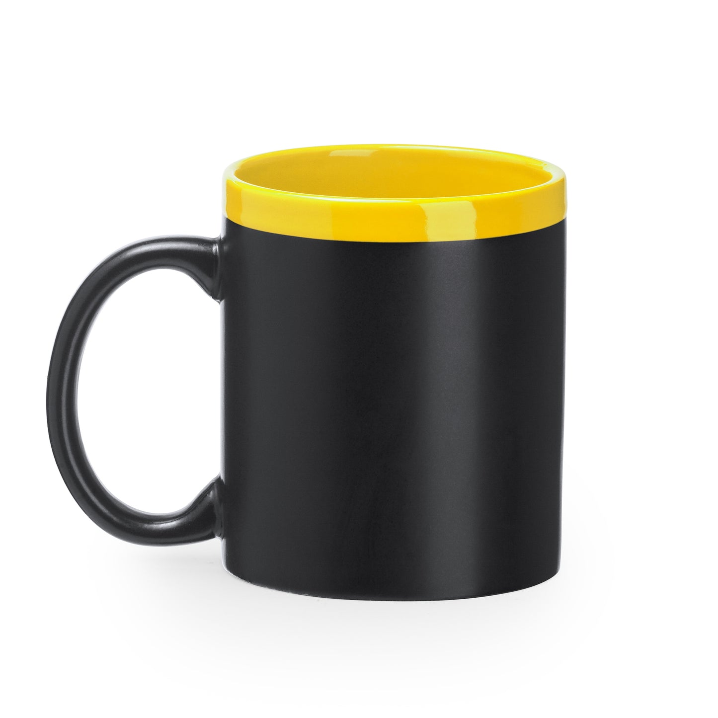 Taza pizarra con capacidad de 350 ml.