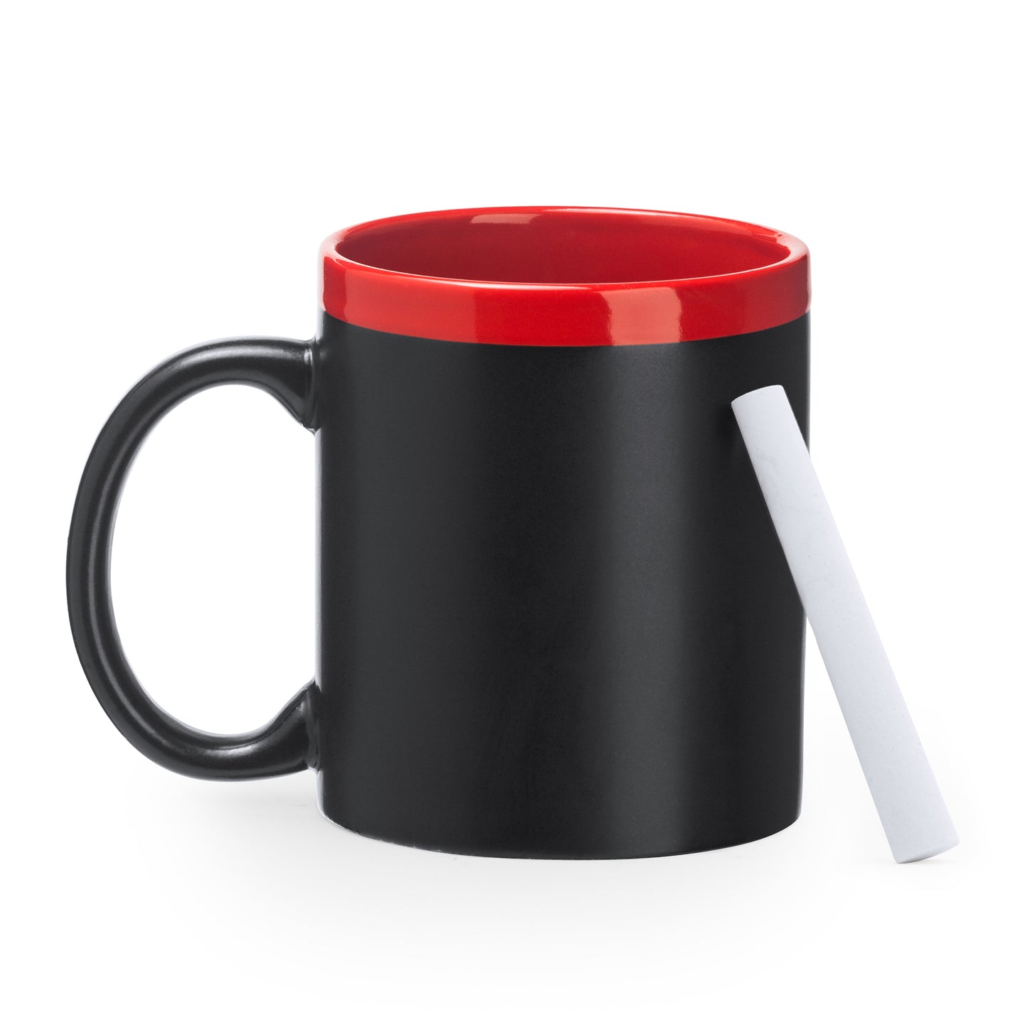 Taza pizarra con capacidad de 350 ml.