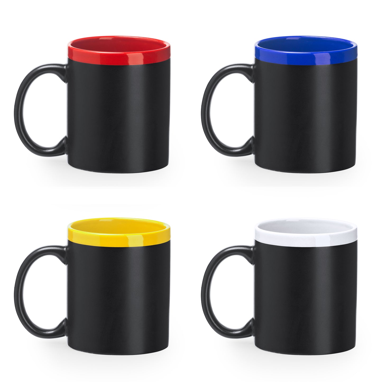 Taza pizarra con capacidad de 350 ml.