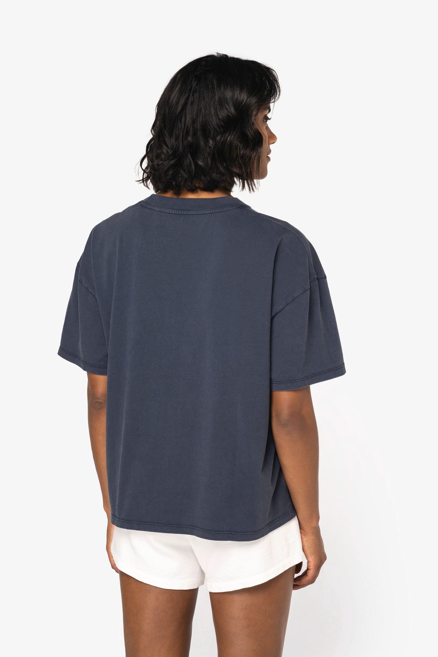 Camiseta ecorrersponsable oversize efecto lavado mujer Native Spirit NS327