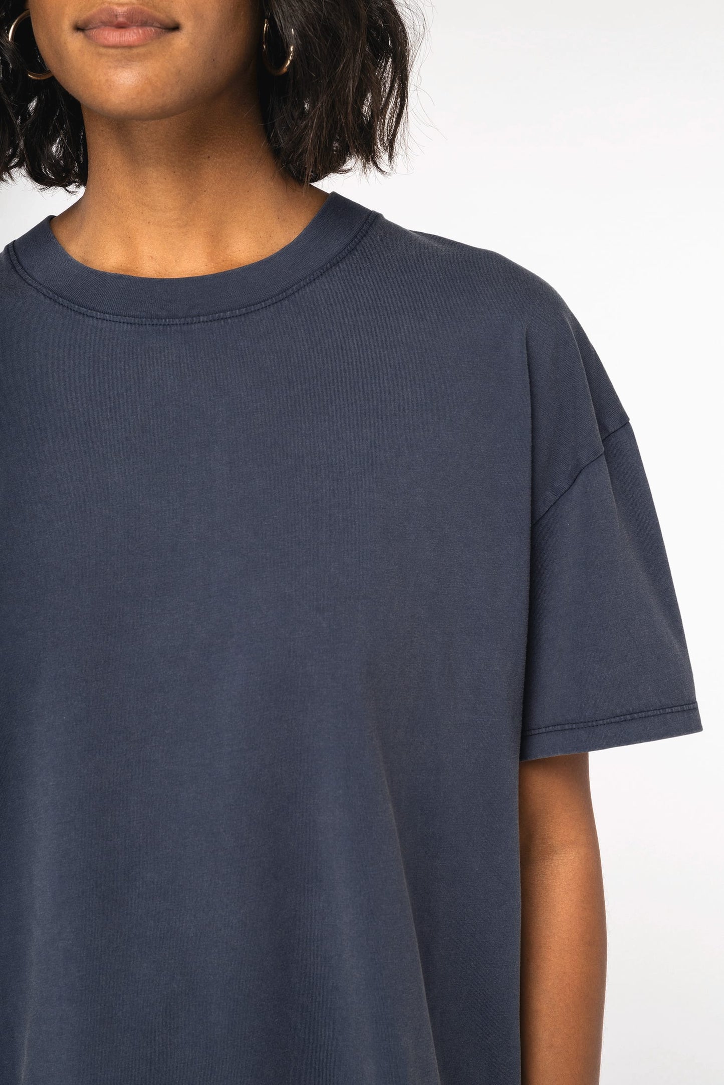 Camiseta ecorrersponsable oversize efecto lavado mujer Native Spirit NS327