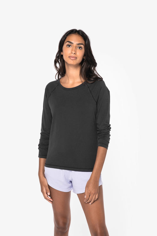 Camiseta ecorresponsable manga larga raglan mujer Native Spirit NS339