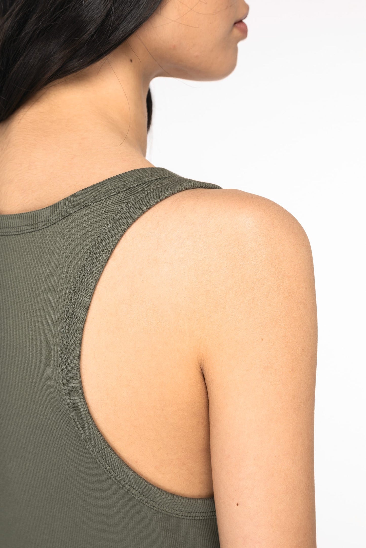 Camiseta de tirantes ecorresponsable de canalé mujer Native Spirit NS344