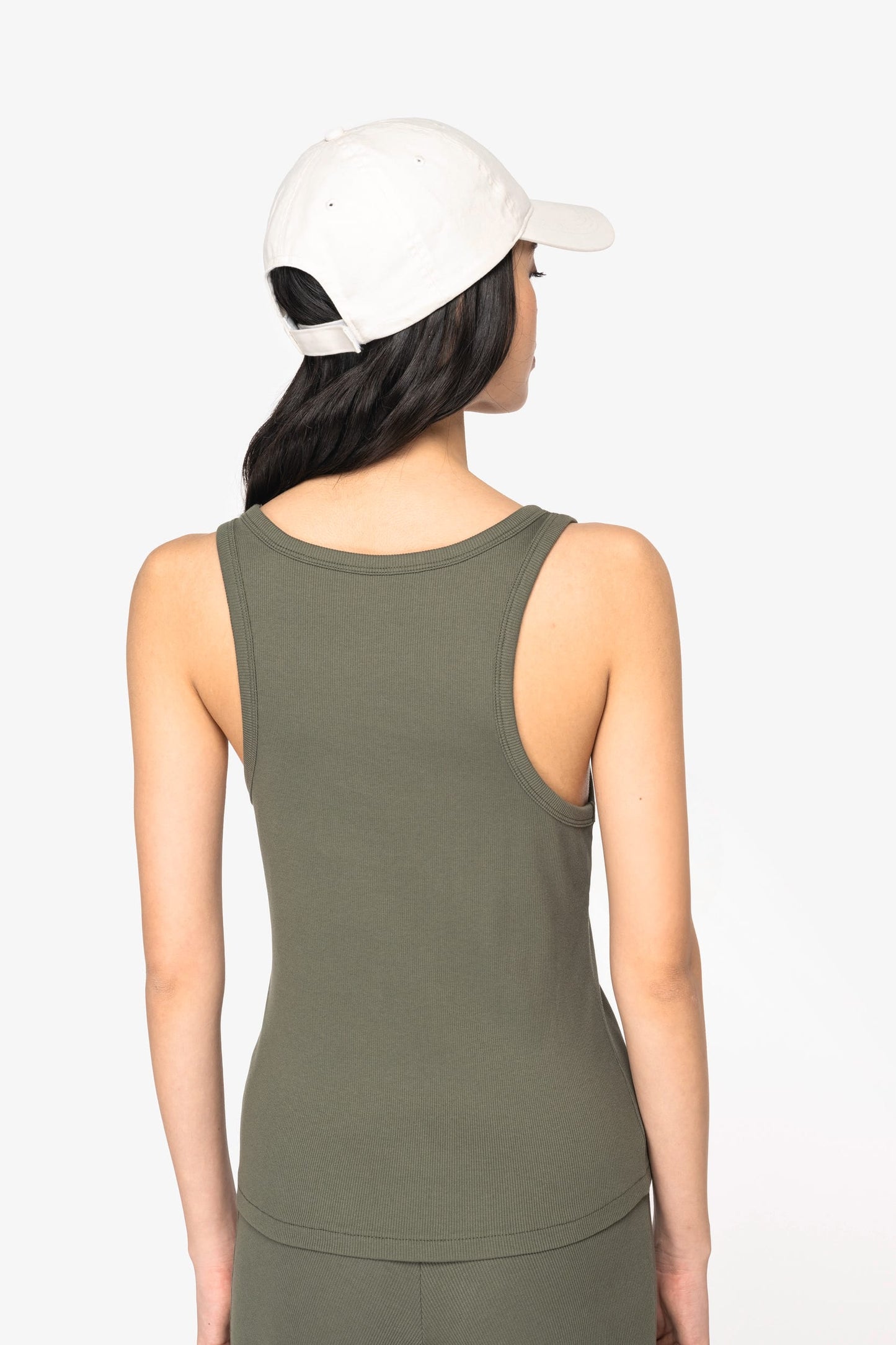 Camiseta de tirantes ecorresponsable de canalé mujer Native Spirit NS344