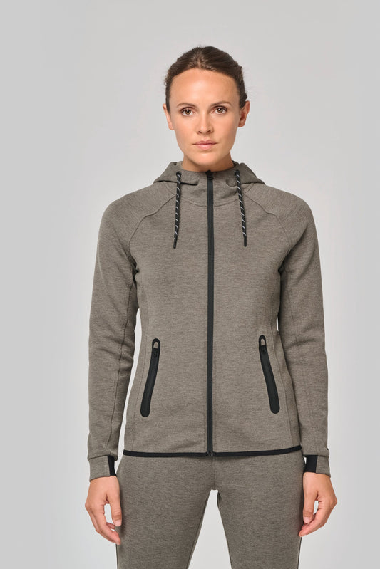 Chaqueta de chándal performance con capucha mujer PROACT® PA359