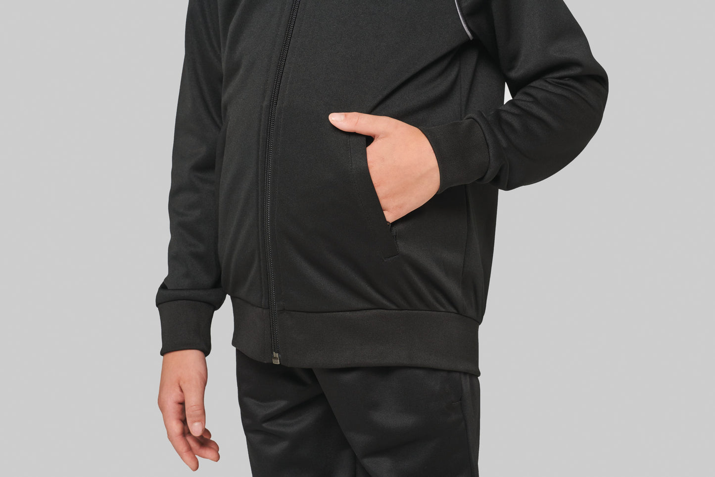 Chaqueta de CHÁNDAL con cremallera y ribete niños PROACT® PA385