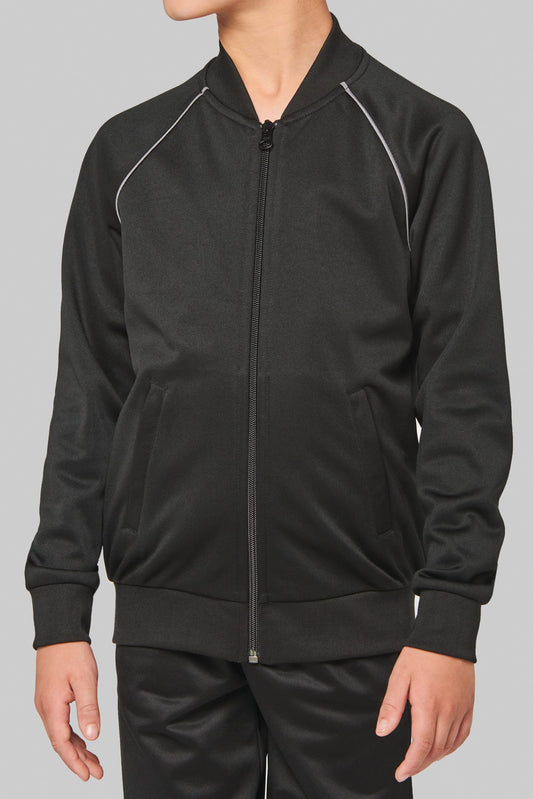 Chaqueta de CHÁNDAL con cremallera y ribete niños PROACT® PA385