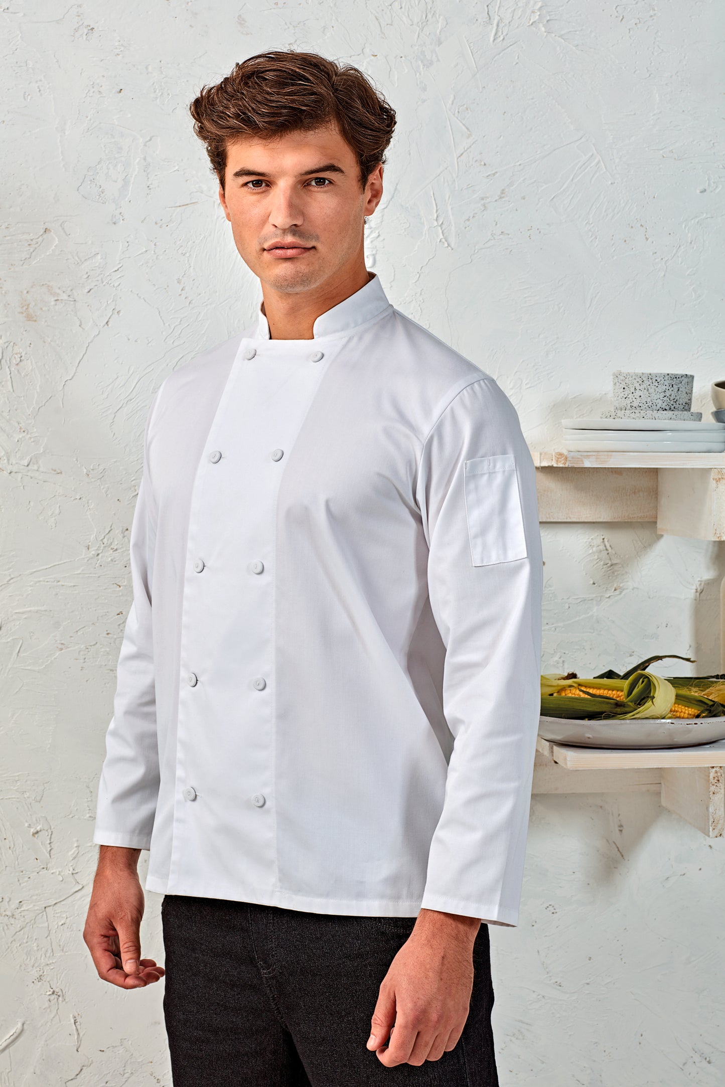 PR903 - Chaqueta de chef manga larga