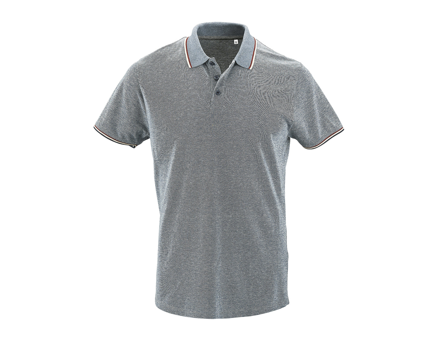 POLO JASPEADO DE HOMBRE PIQUÉ 180 SOL'S PANAME MEN 02081