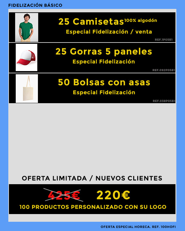 OFERTA ESPECIAL FIDELIZACIÓN Ref. 100SP.