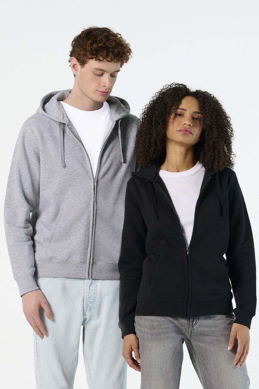 03106 Sudadera mujer con cremallera y capucha