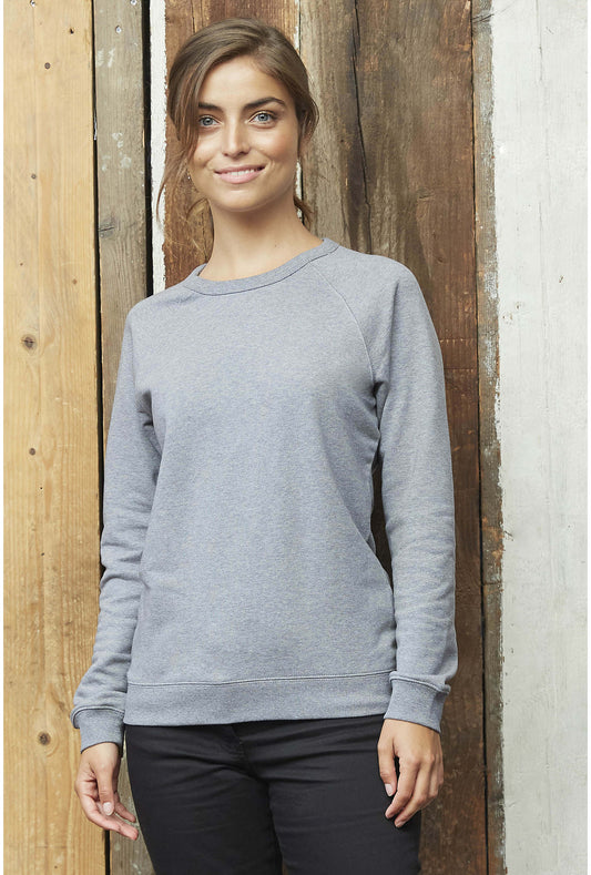 03195 Sudadera mujer con cuello redondo
