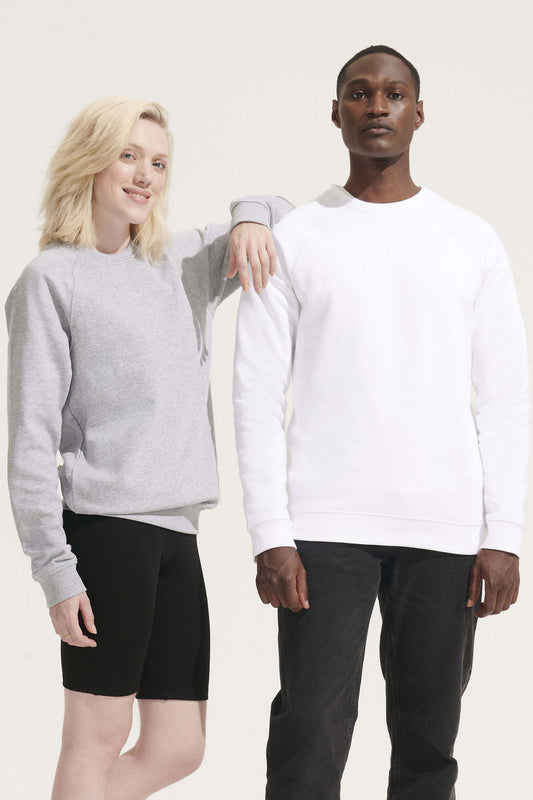 03567 Sudadera unisex de cuello redondo