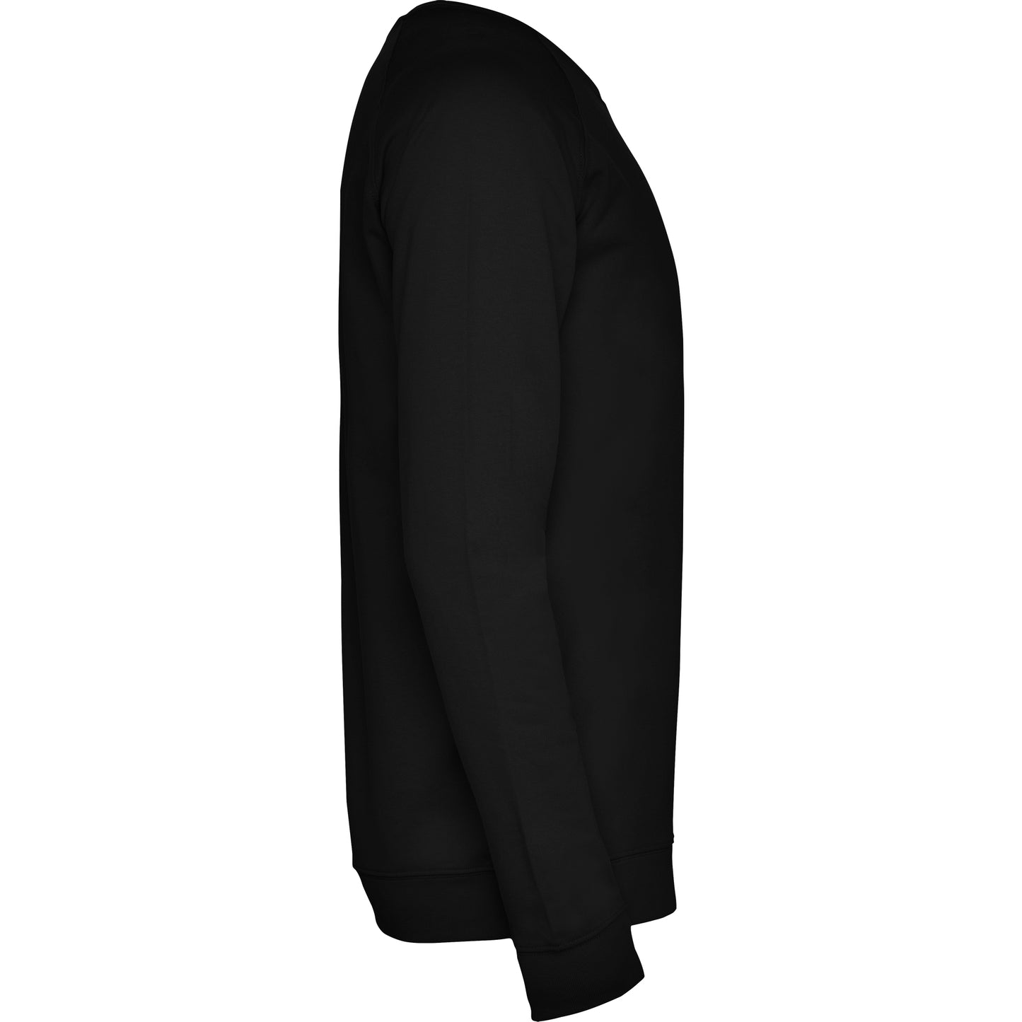 1104 Sudadera de algodón de manga entallada estilo ranglán