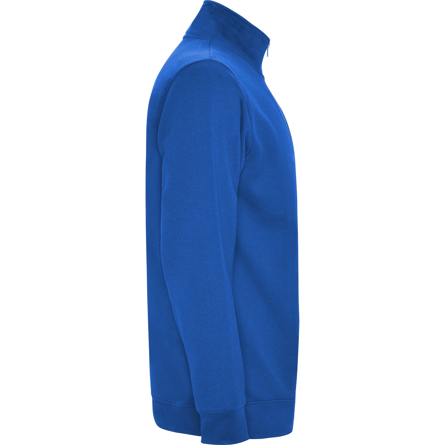 1109 Sudadera con media cremallera a tono y cuello alto