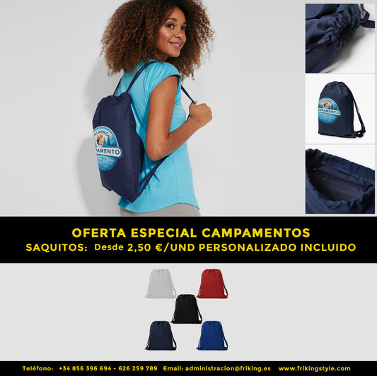 Saquitos Campamentos de Verano.