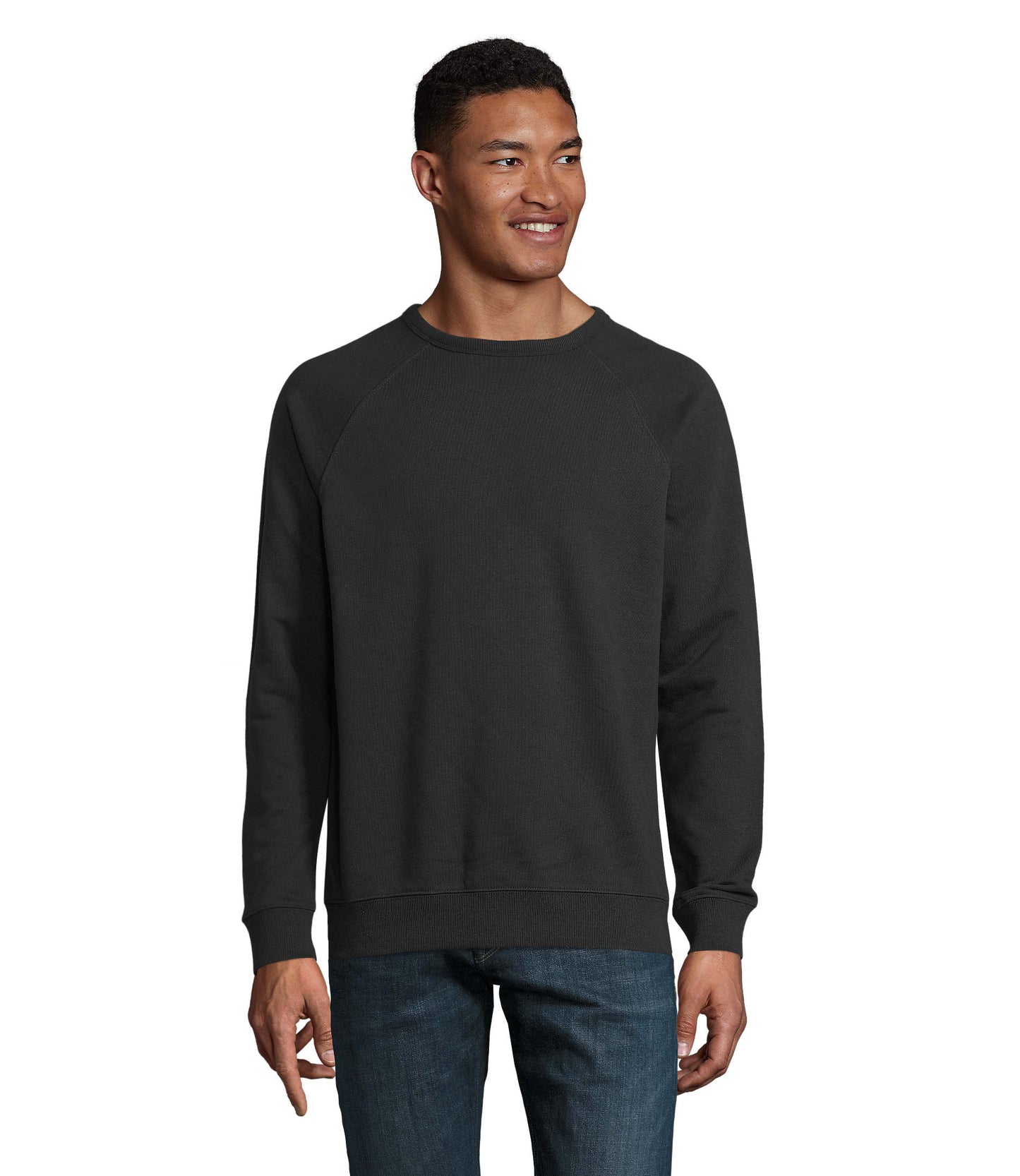 03194 Sudadera hombre con cuello redondo