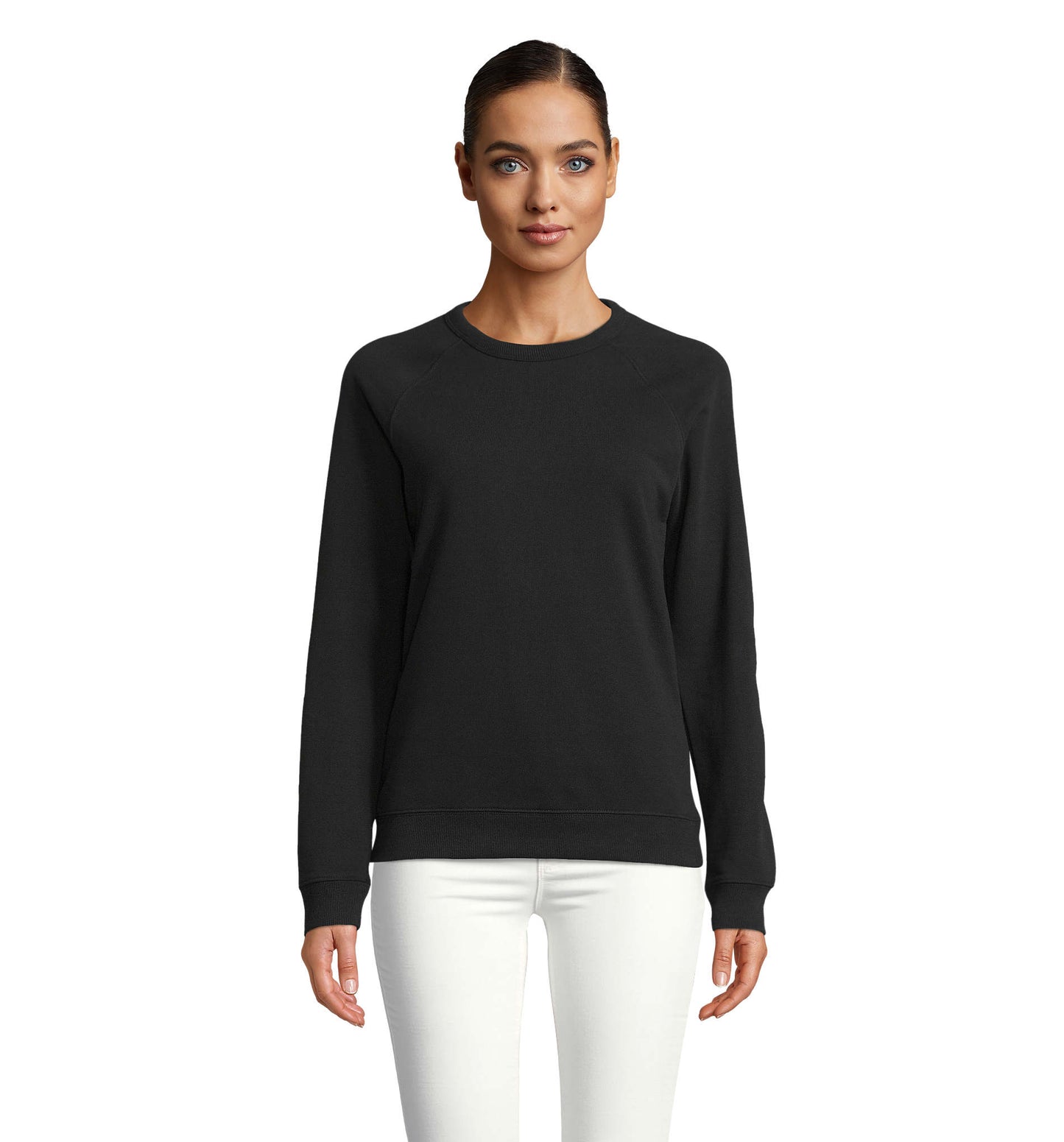 03195 Sudadera mujer con cuello redondo
